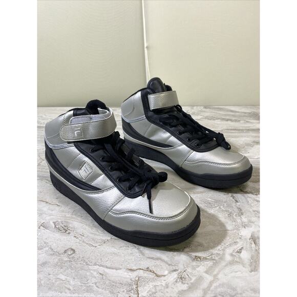 Fila A-High 1CM00492-052 Mens Grey And Black Synthetic Lifestyle Sneakers - Picture 1 of 11